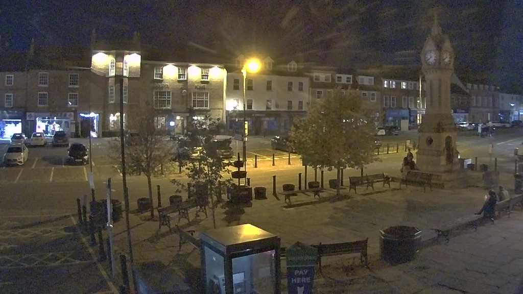 Thirsk webcam overlooking the Market Place