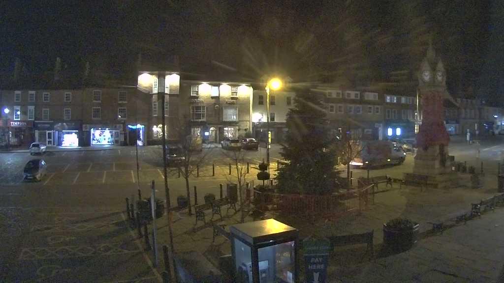 Thirsk webcam overlooking the Market Place