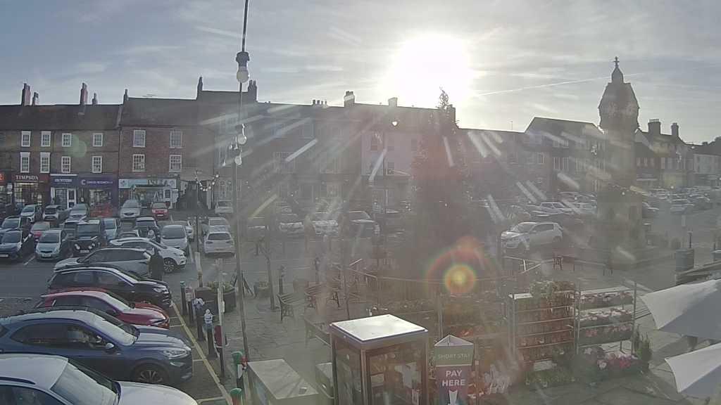 Thirsk webcam overlooking the Market Place