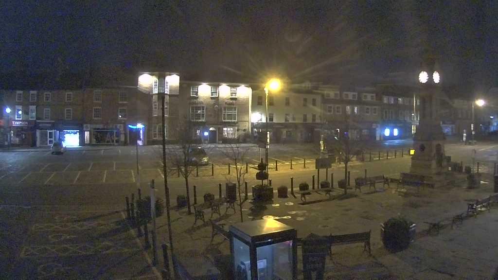 Thirsk webcam overlooking the Market Place