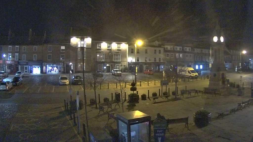Thirsk webcam overlooking the Market Place