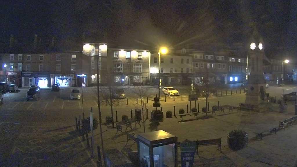 Thirsk webcam overlooking the Market Place