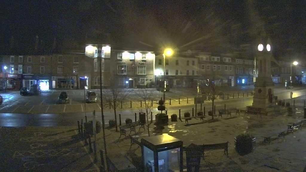 Thirsk webcam overlooking the Market Place