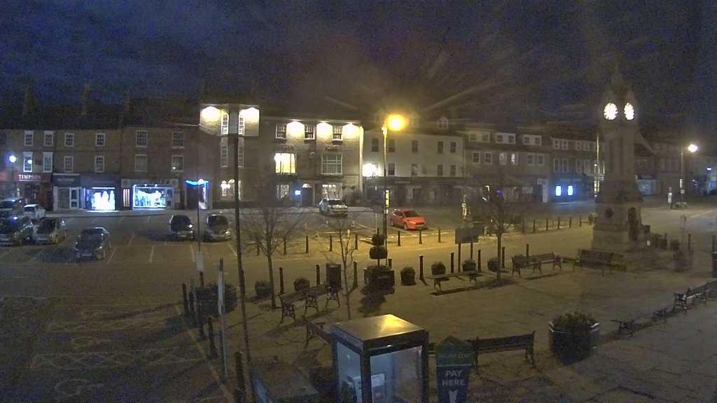 Thirsk webcam overlooking the Market Place