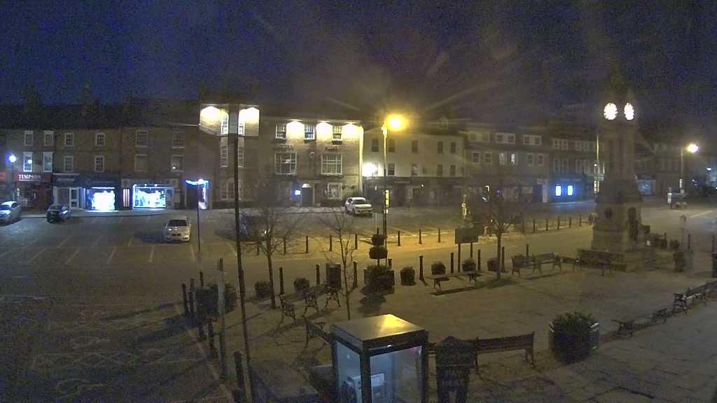 Thirsk webcam overlooking the Market Place