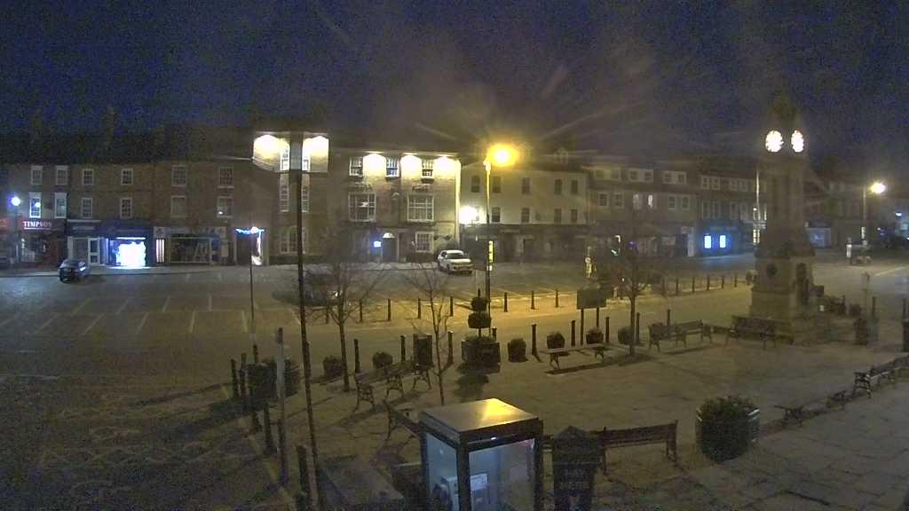Thirsk webcam overlooking the Market Place