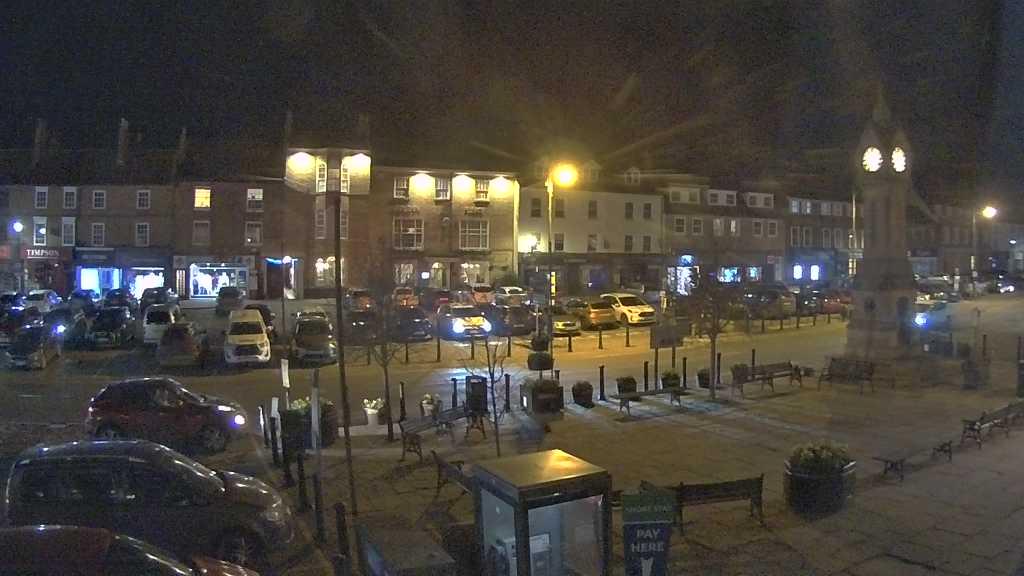 Thirsk webcam overlooking the Market Place
