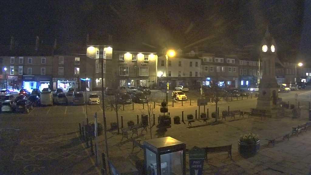 Thirsk webcam overlooking the Market Place