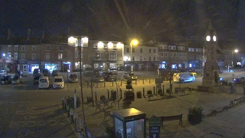 Thirsk webcam overlooking the Market Place