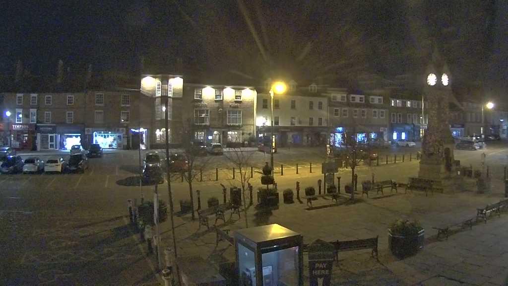 Thirsk webcam overlooking the Market Place