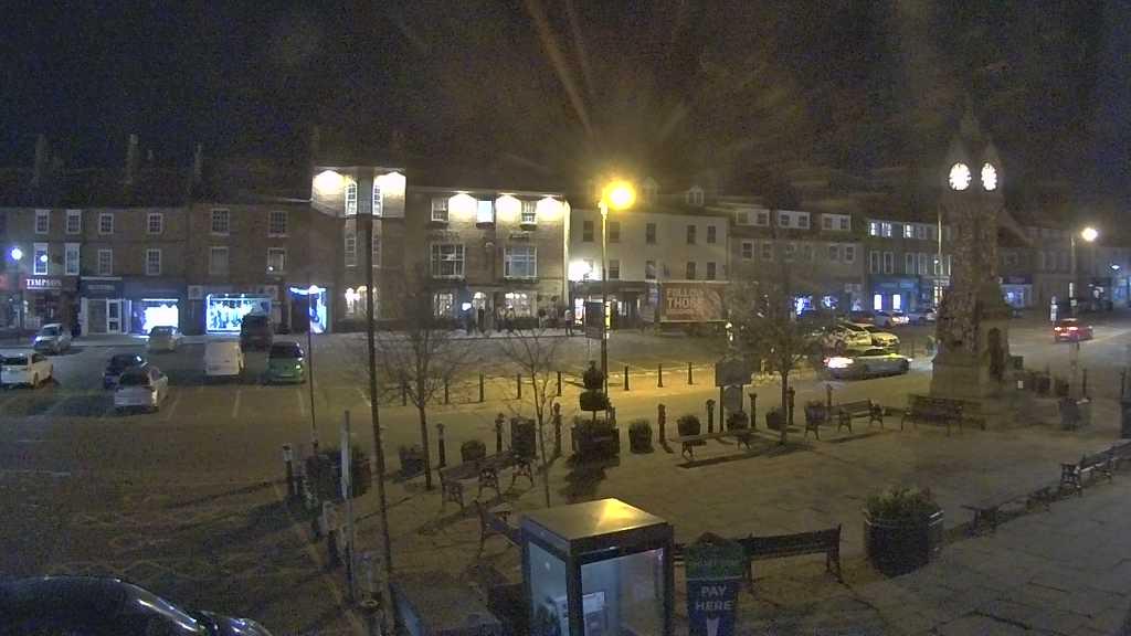 Thirsk webcam overlooking the Market Place