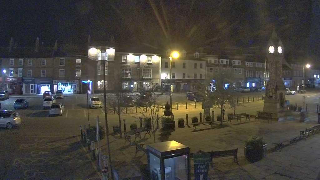 Thirsk webcam overlooking the Market Place