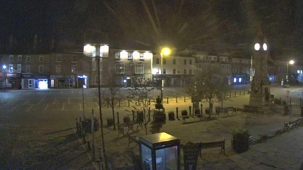 Thirsk webcam overlooking the Market Place