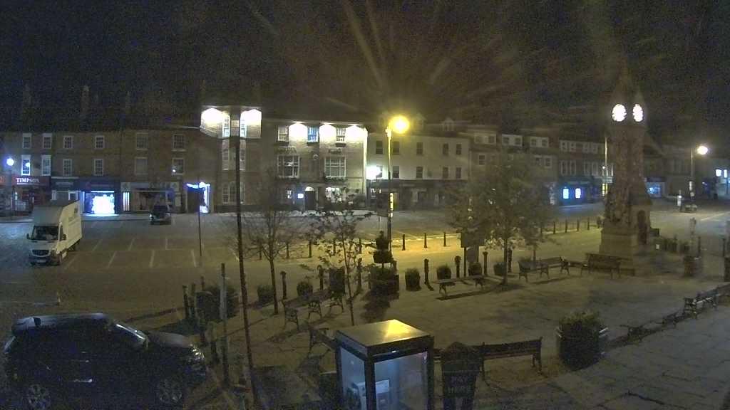 Thirsk webcam overlooking the Market Place