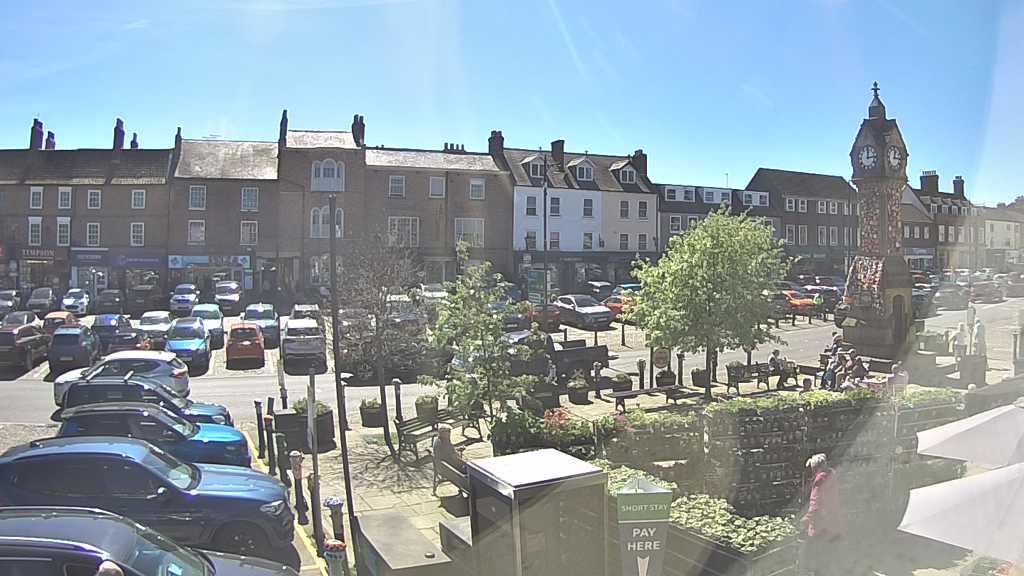 Thirsk webcam overlooking the Market Place