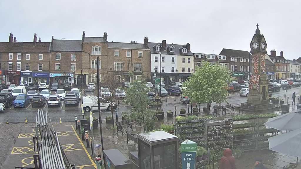 Thirsk webcam overlooking the Market Place