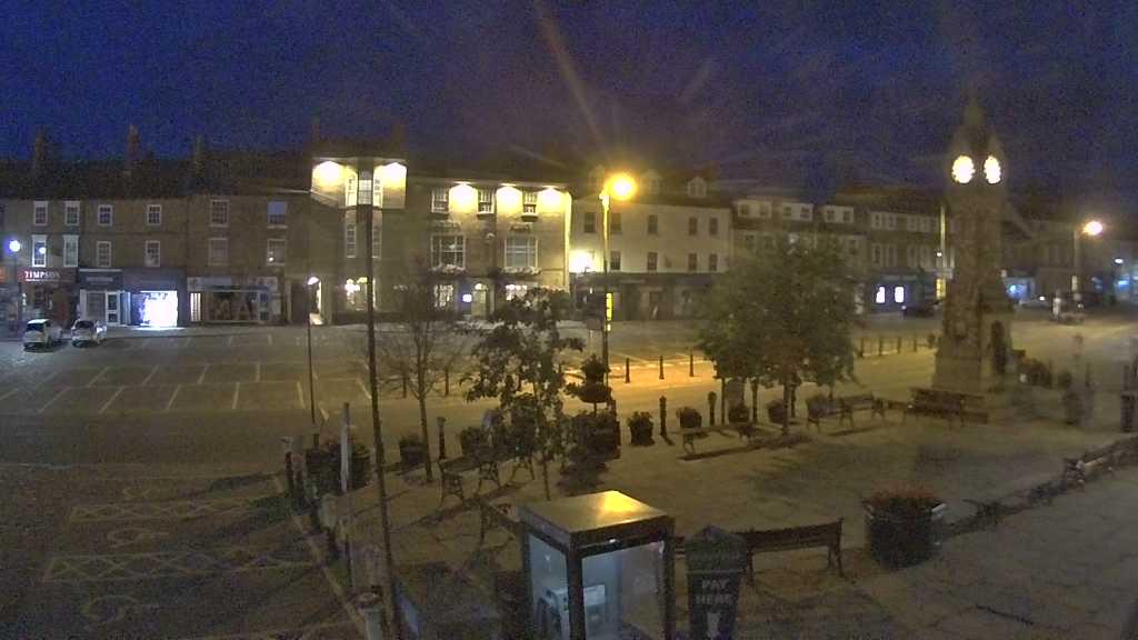 Thirsk webcam overlooking the Market Place