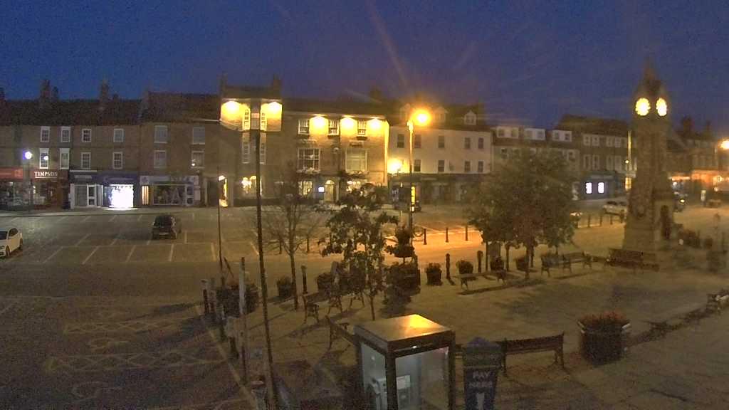 Thirsk webcam overlooking the Market Place