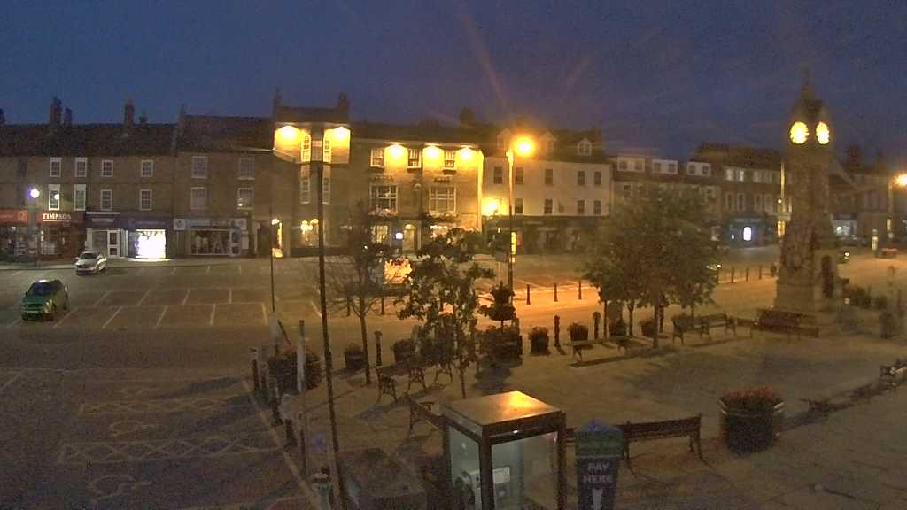 Thirsk webcam overlooking the Market Place