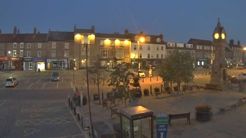 Thirsk webcam overlooking the Market Place