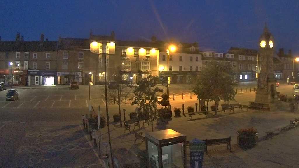 Thirsk webcam overlooking the Market Place